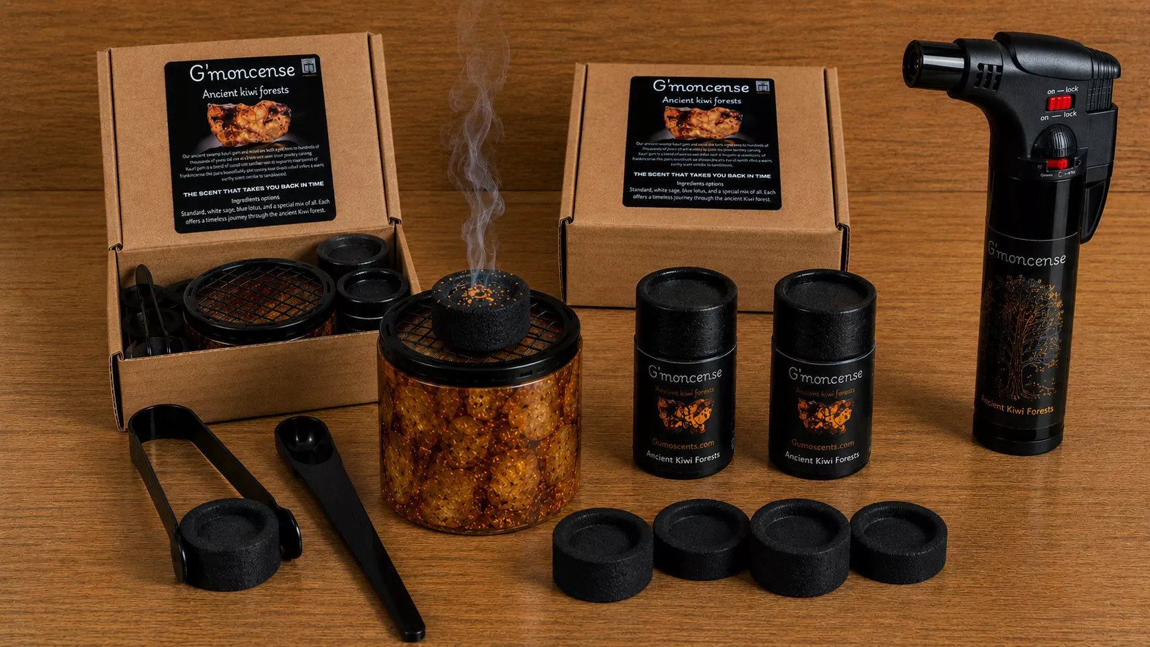 kauri gum burner kit